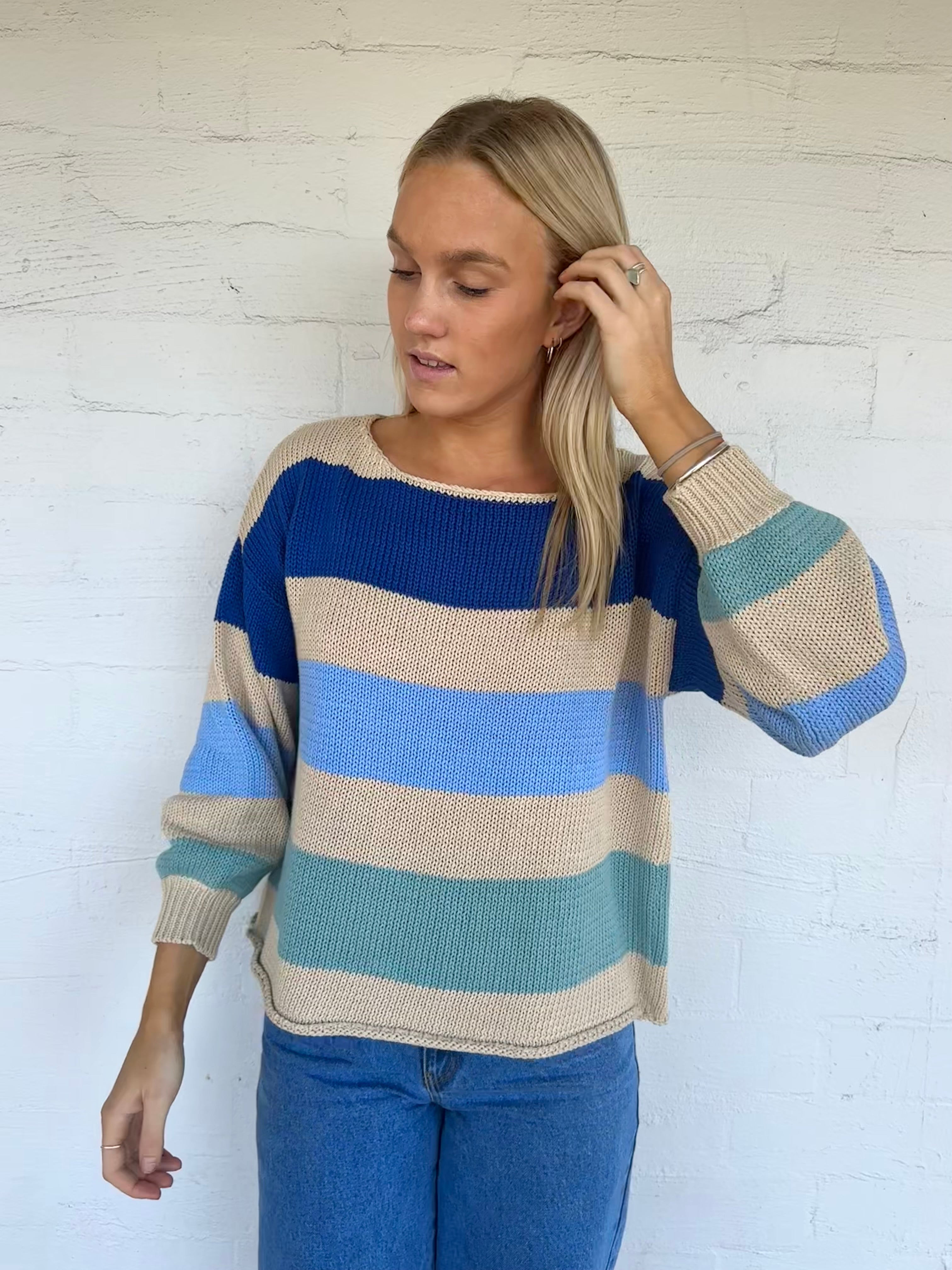 Lenny~Jumper Multi Stripe