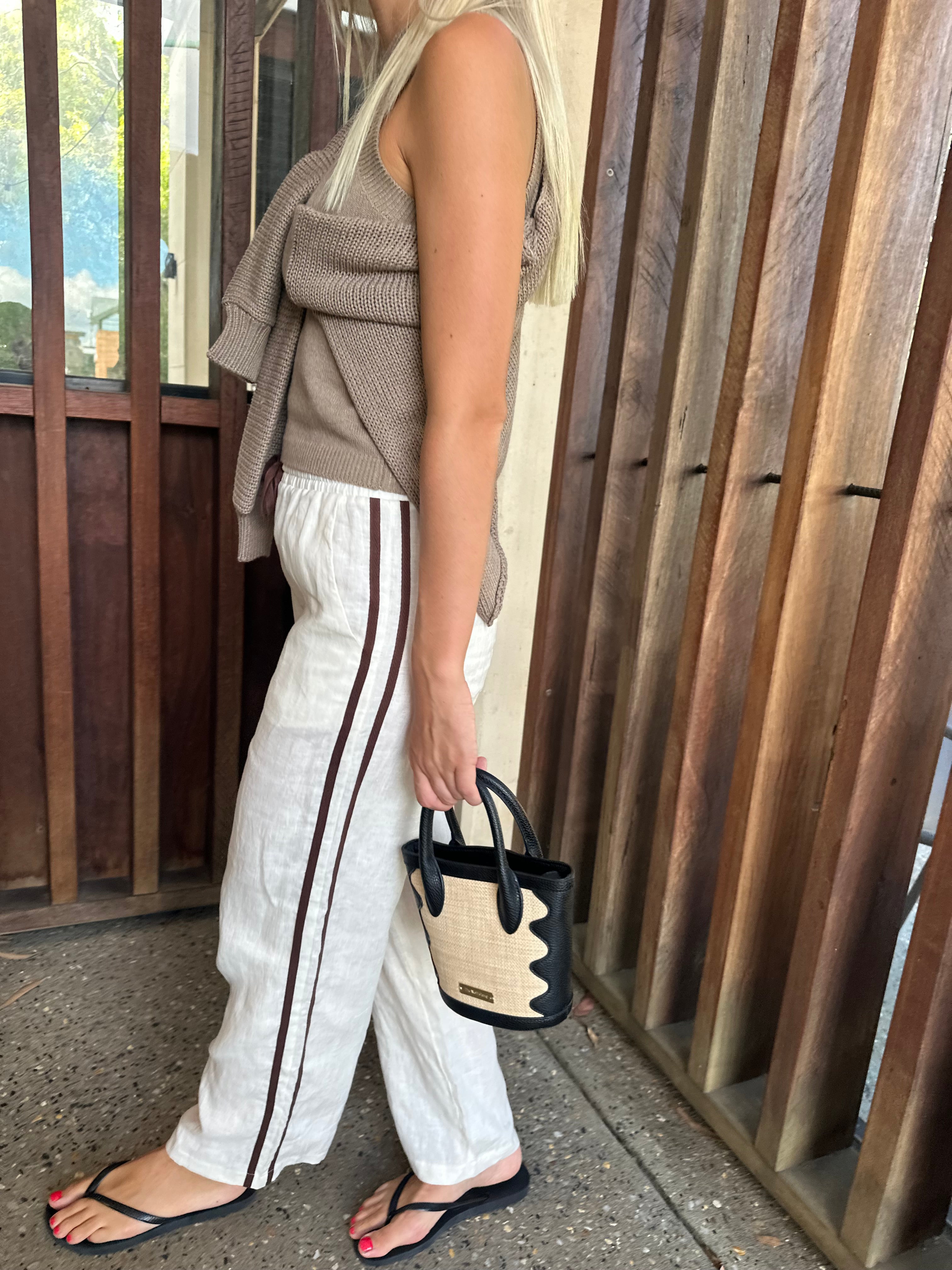 Relax Pant ~ Cream linen