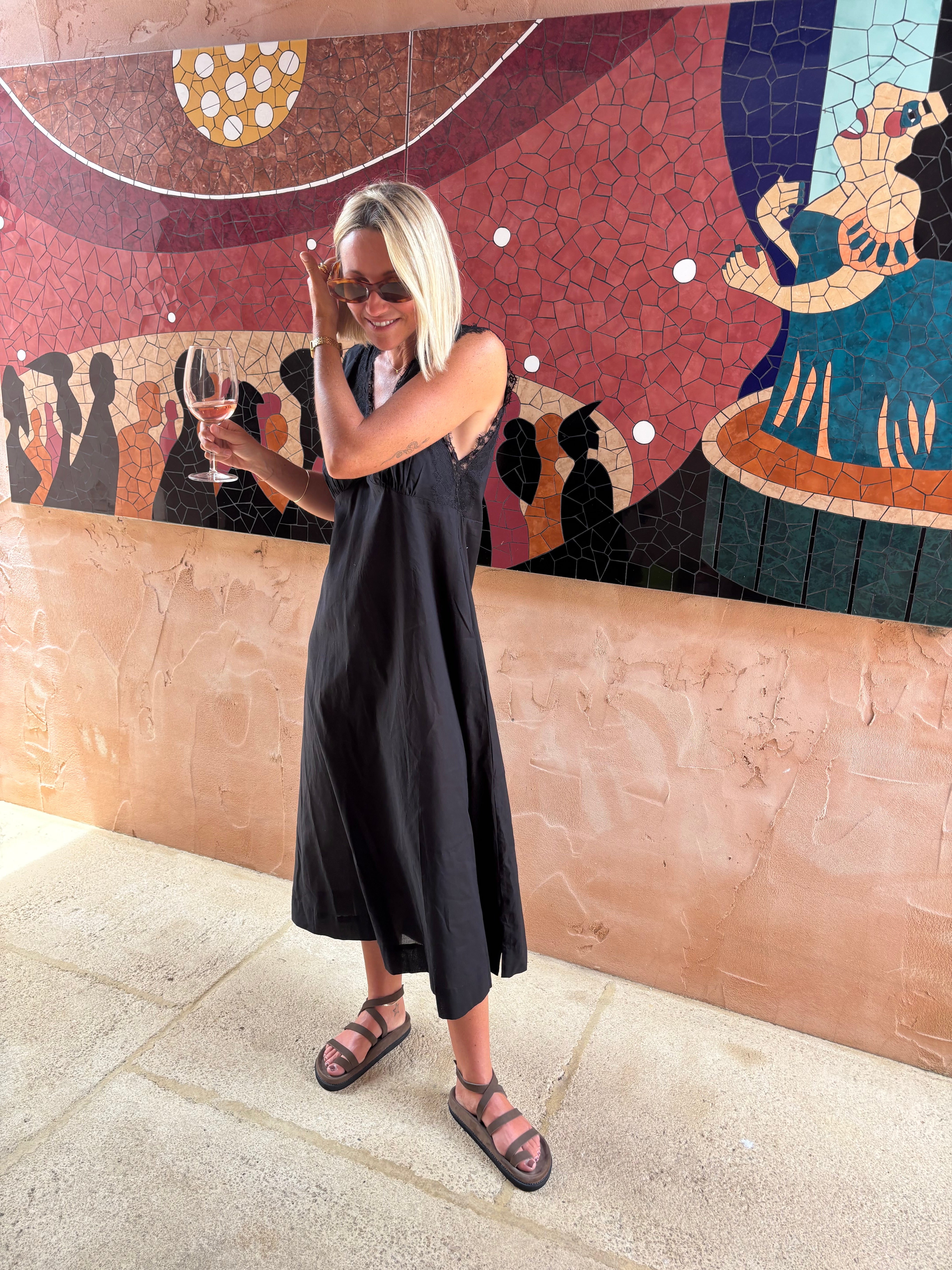 Lou Lou Maxi - Noir Cotton Lace