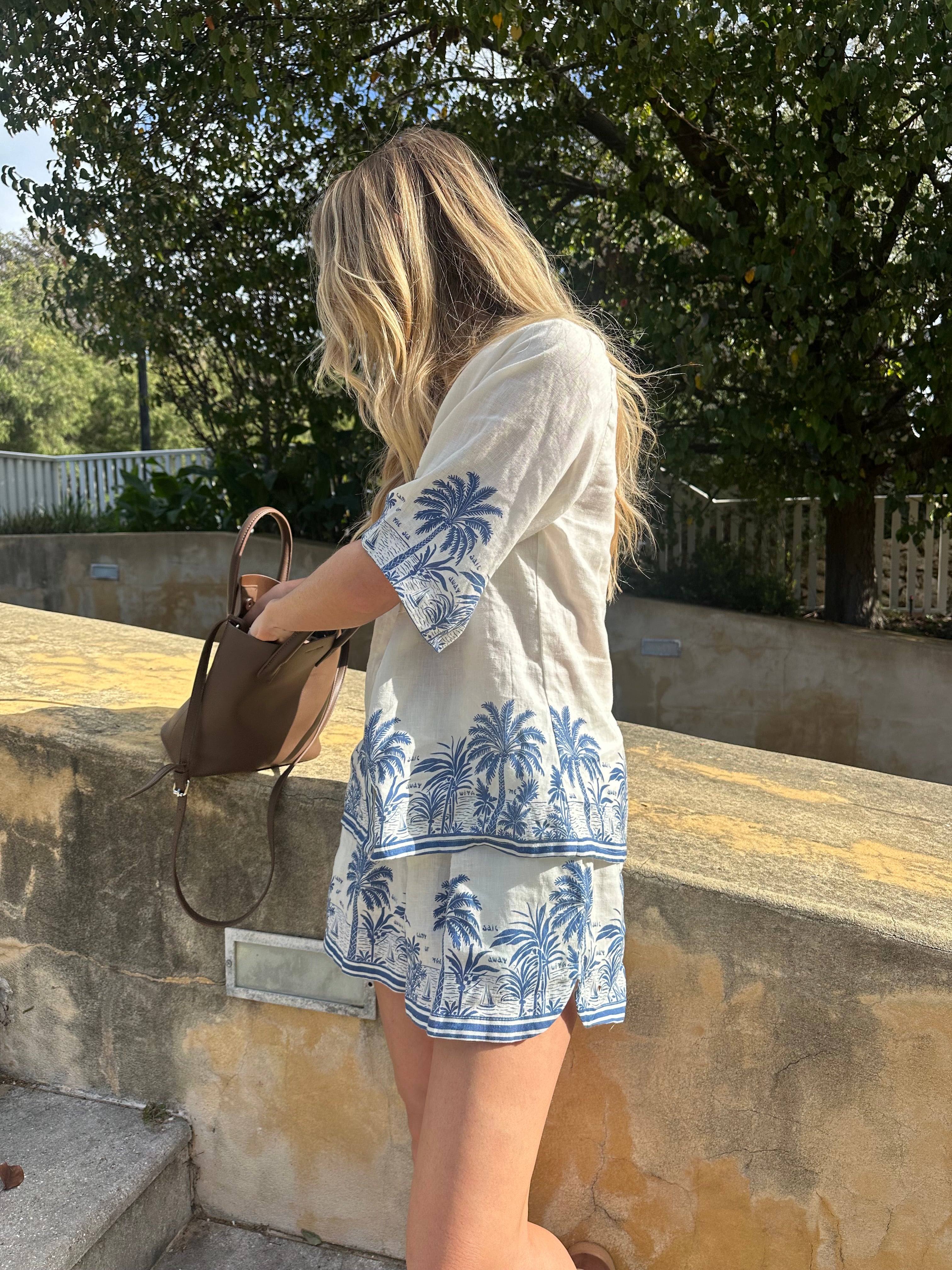 Lady Of The Sea Shirt ~ Blue