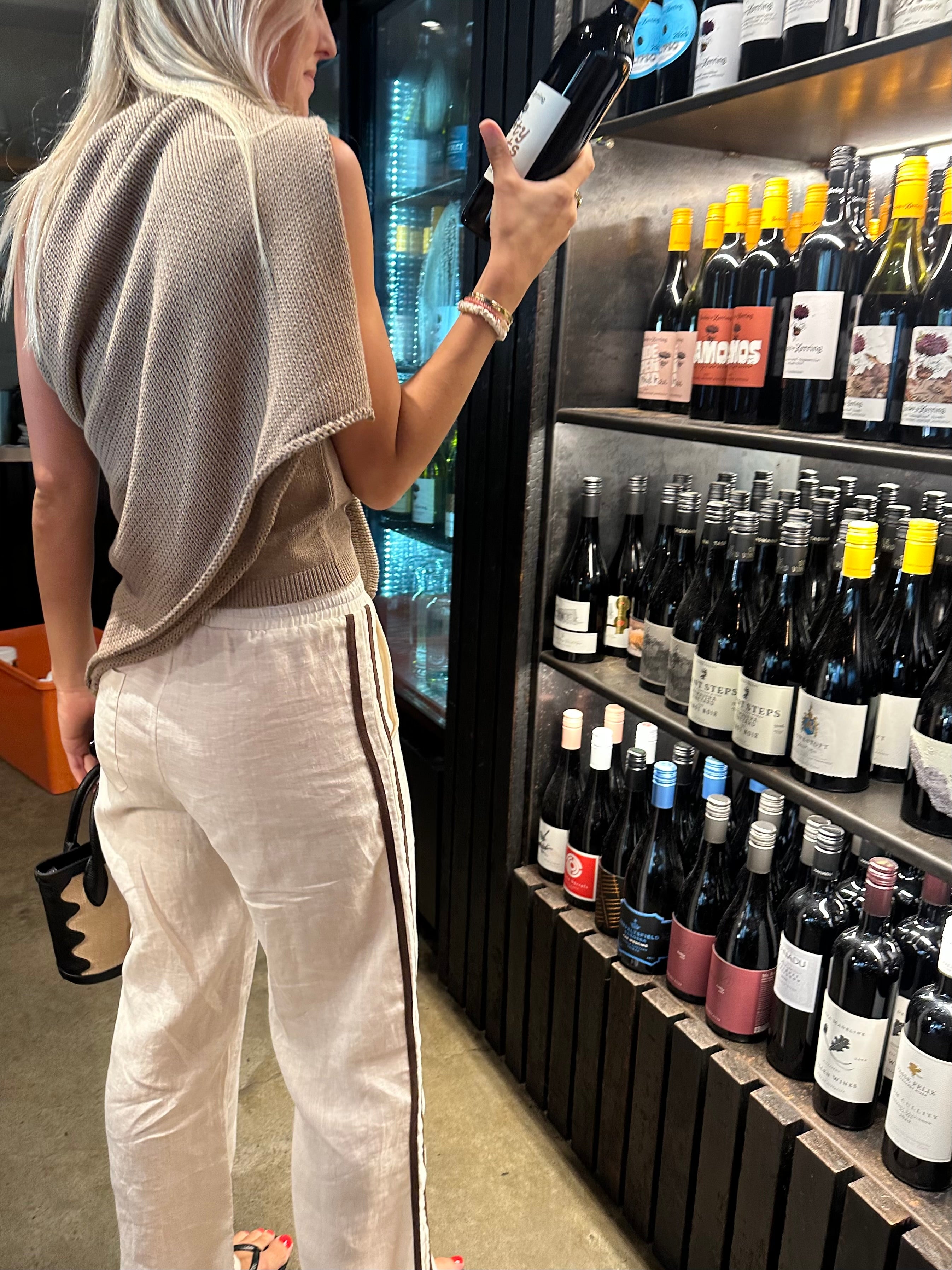 Relax Pant ~ Cream linen