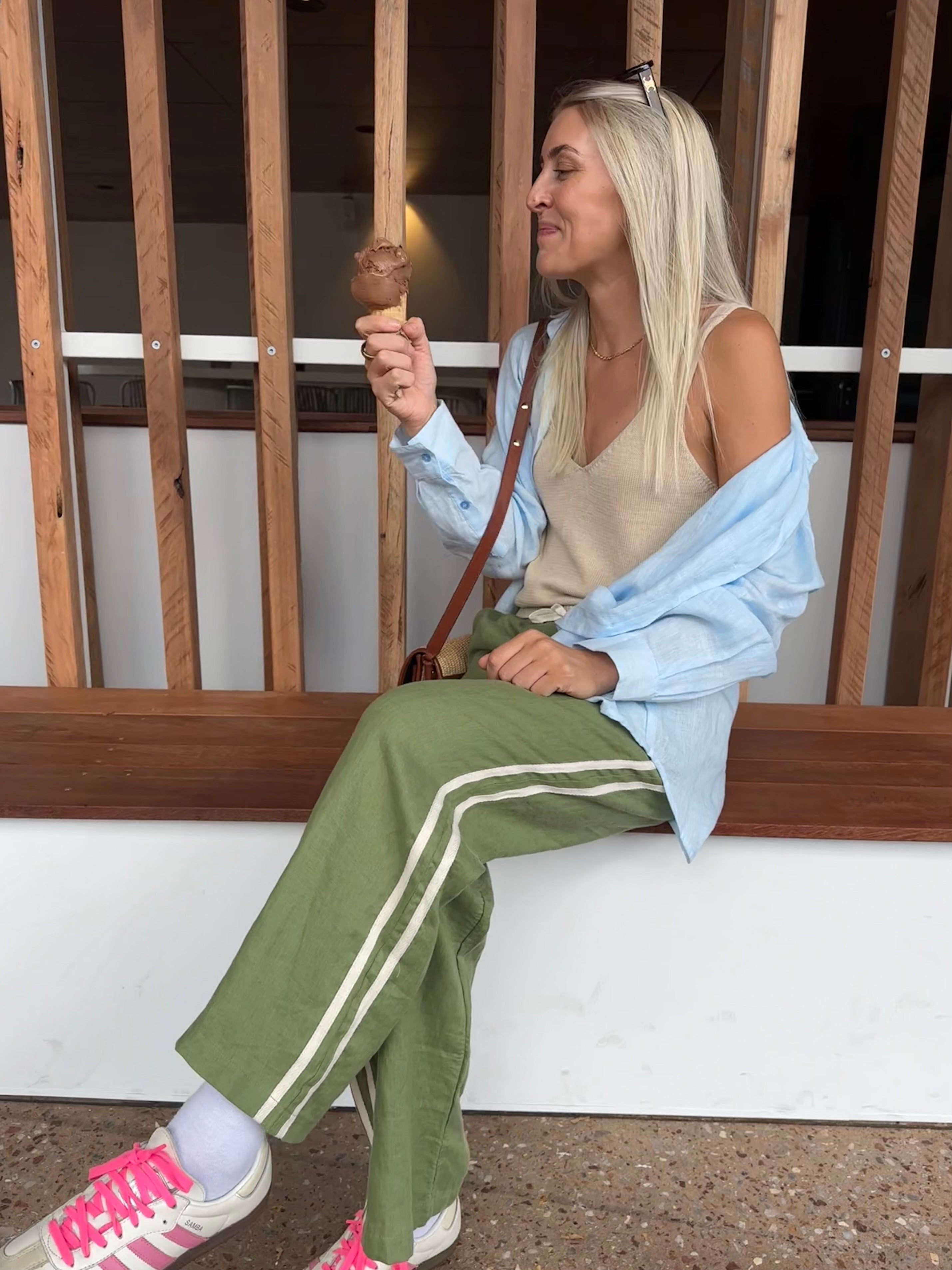 Robby Knit Tank - Sand Cotton