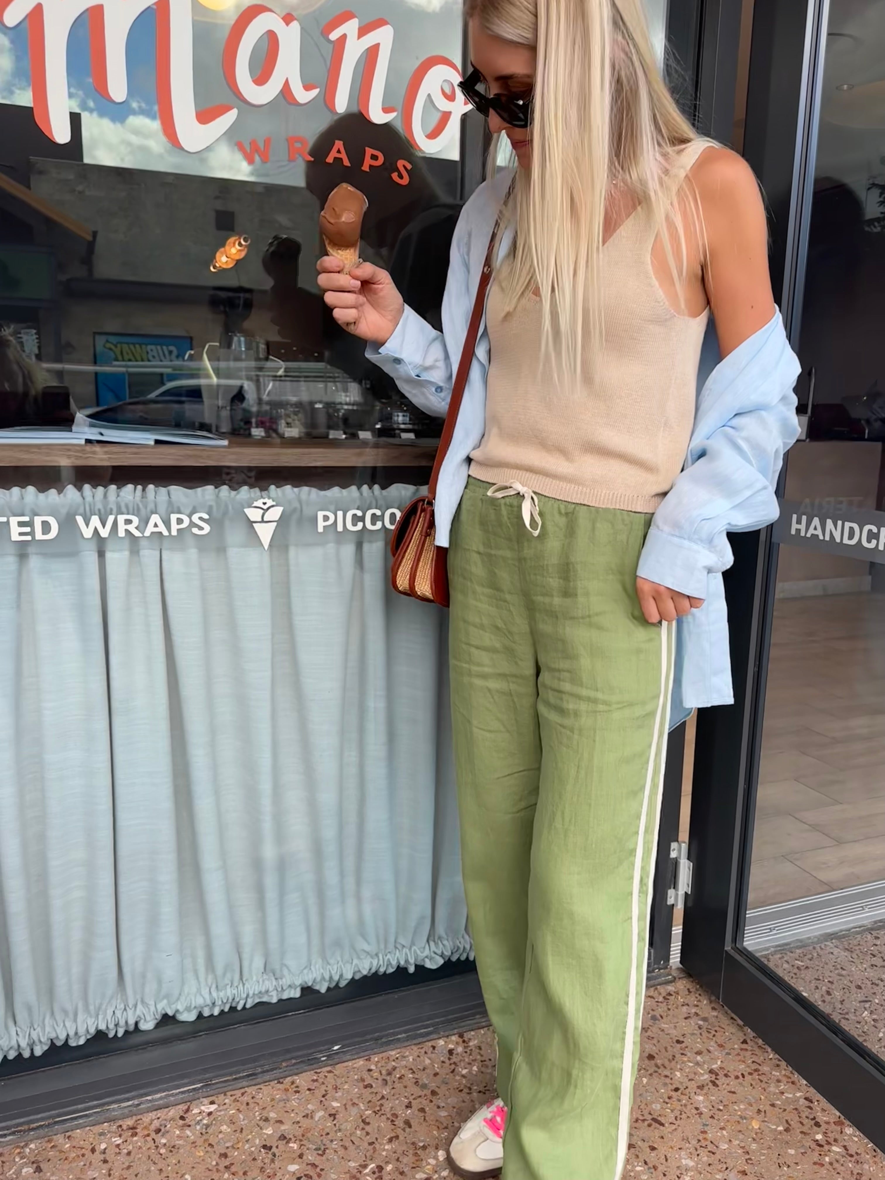 Robby Knit Tank - Sand Cotton