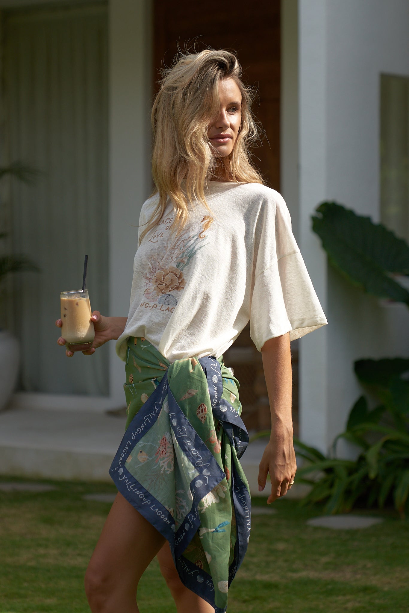 Lagoon ~ Sage Sarong