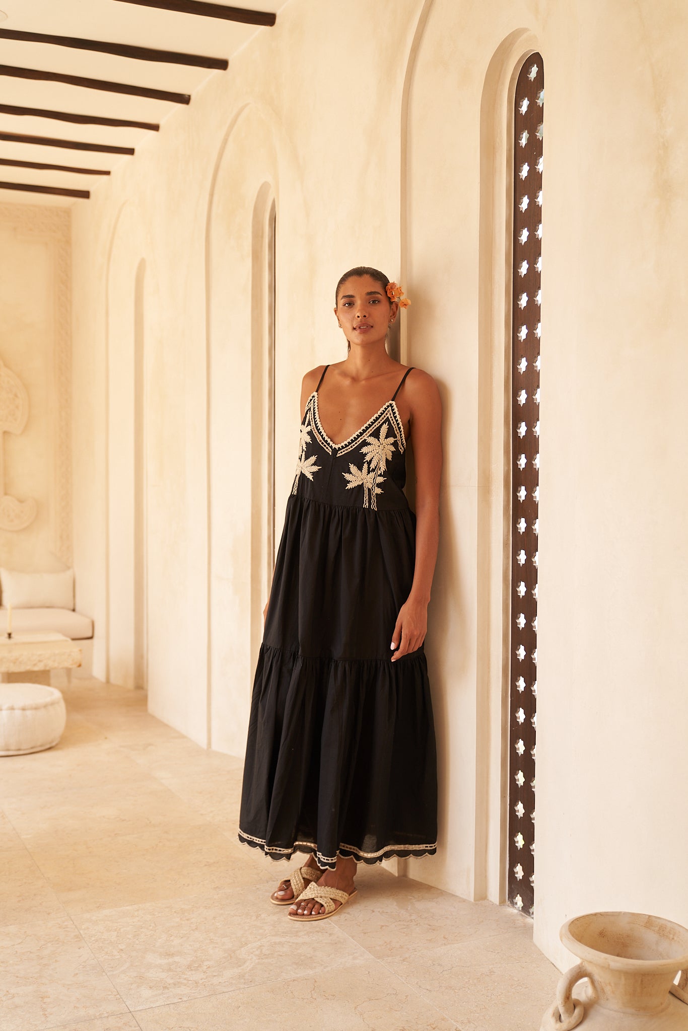 Palm Maxi~ Black