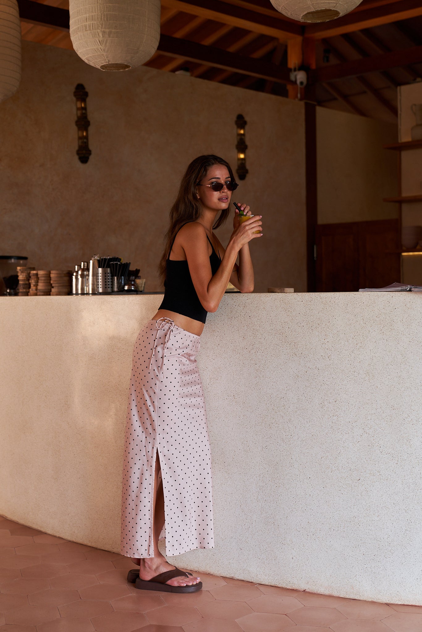 Slip Skirt ~ Polkadot