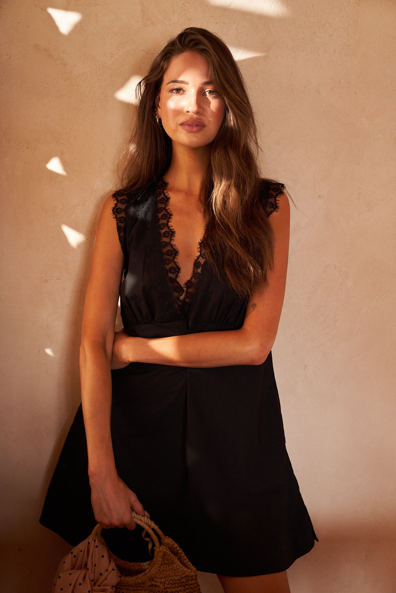 Lou Lou Mini - Noir Cotton Lace