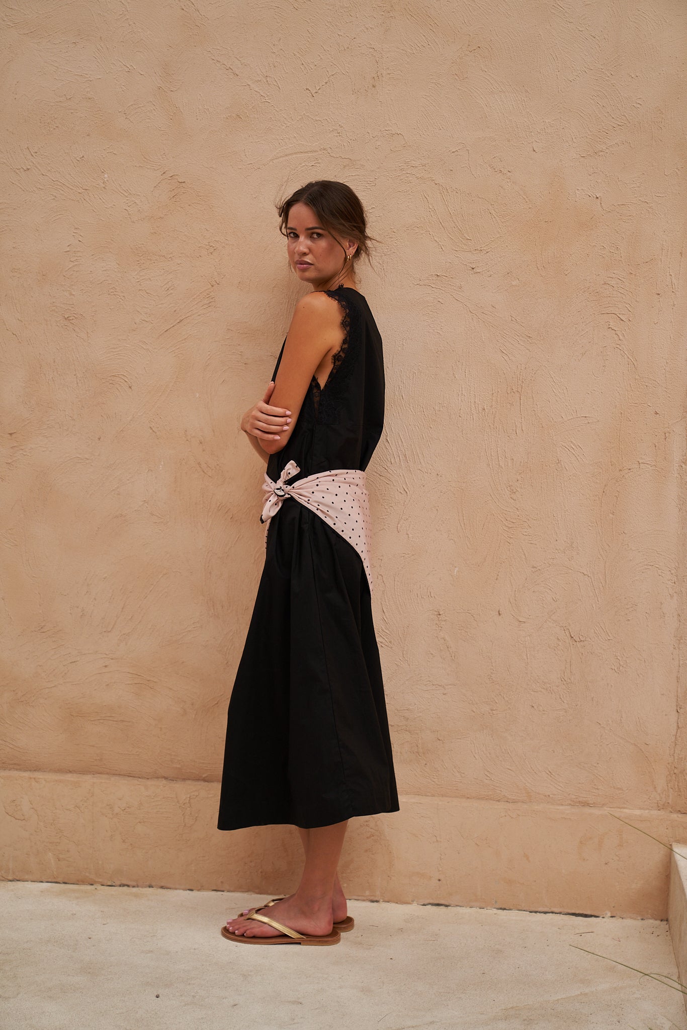 Lou Lou Maxi - Noir Cotton Lace