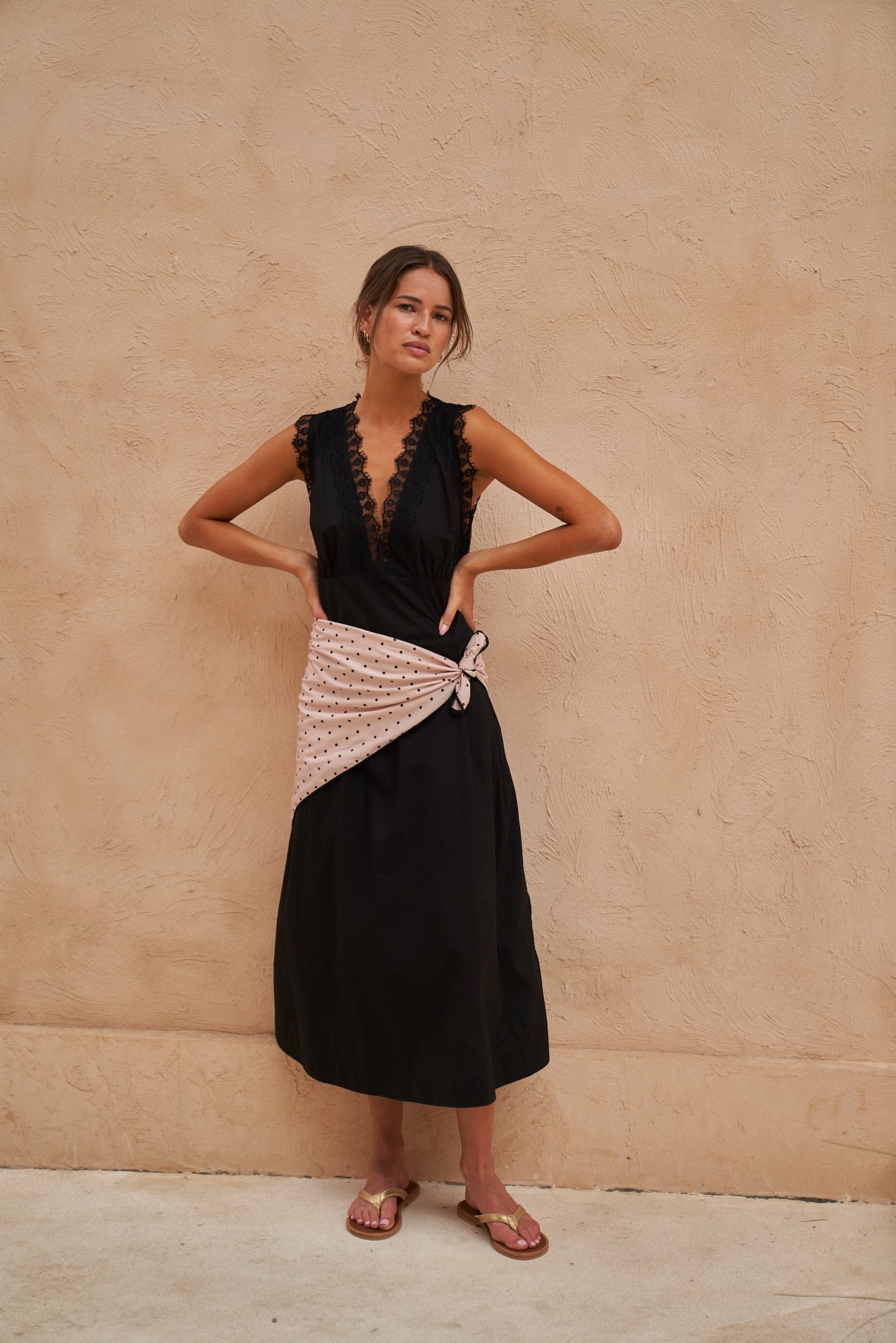 Lou Lou Maxi - Noir Cotton Lace