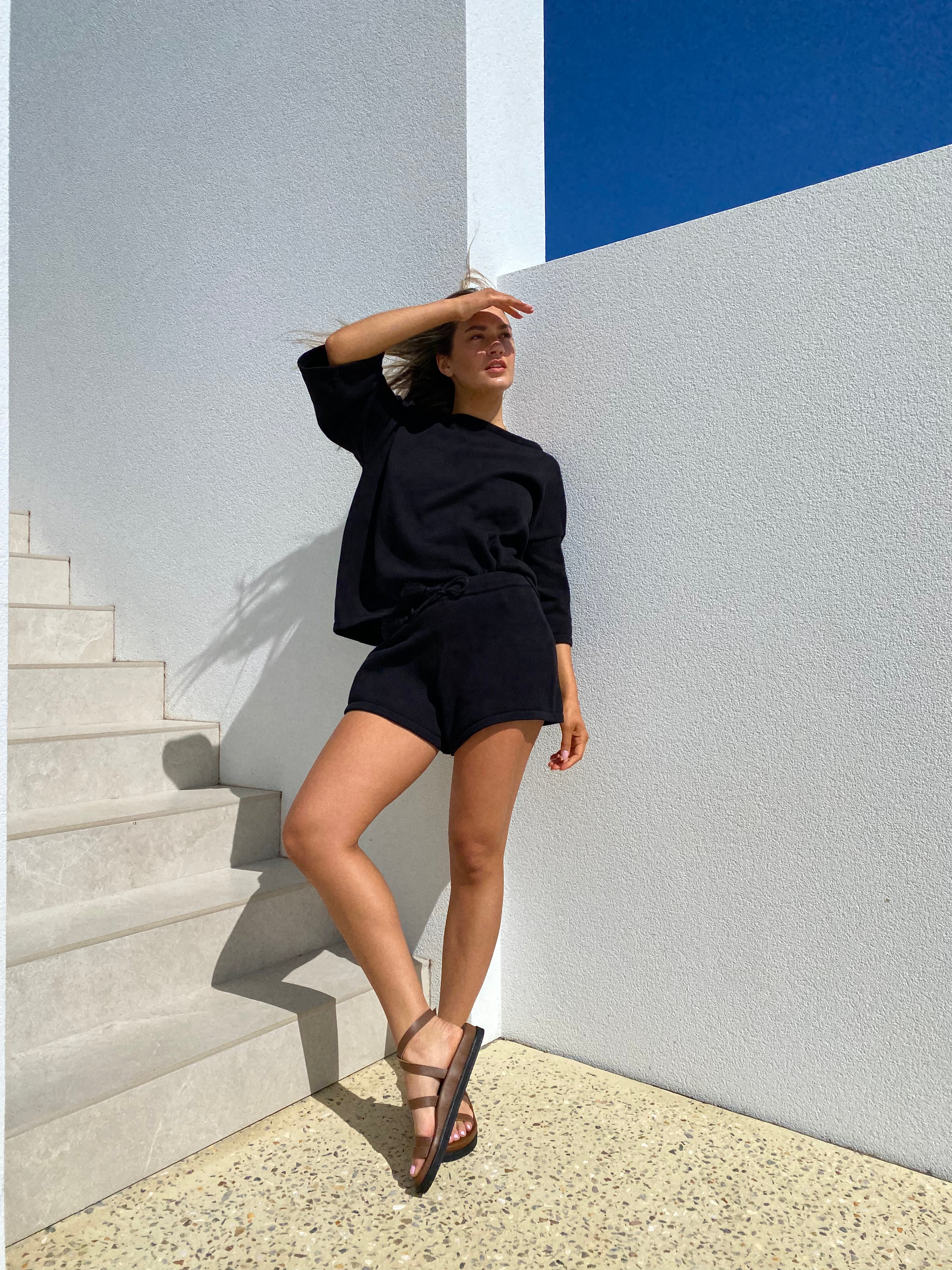 Gigi Sandal ~ Dark Tan