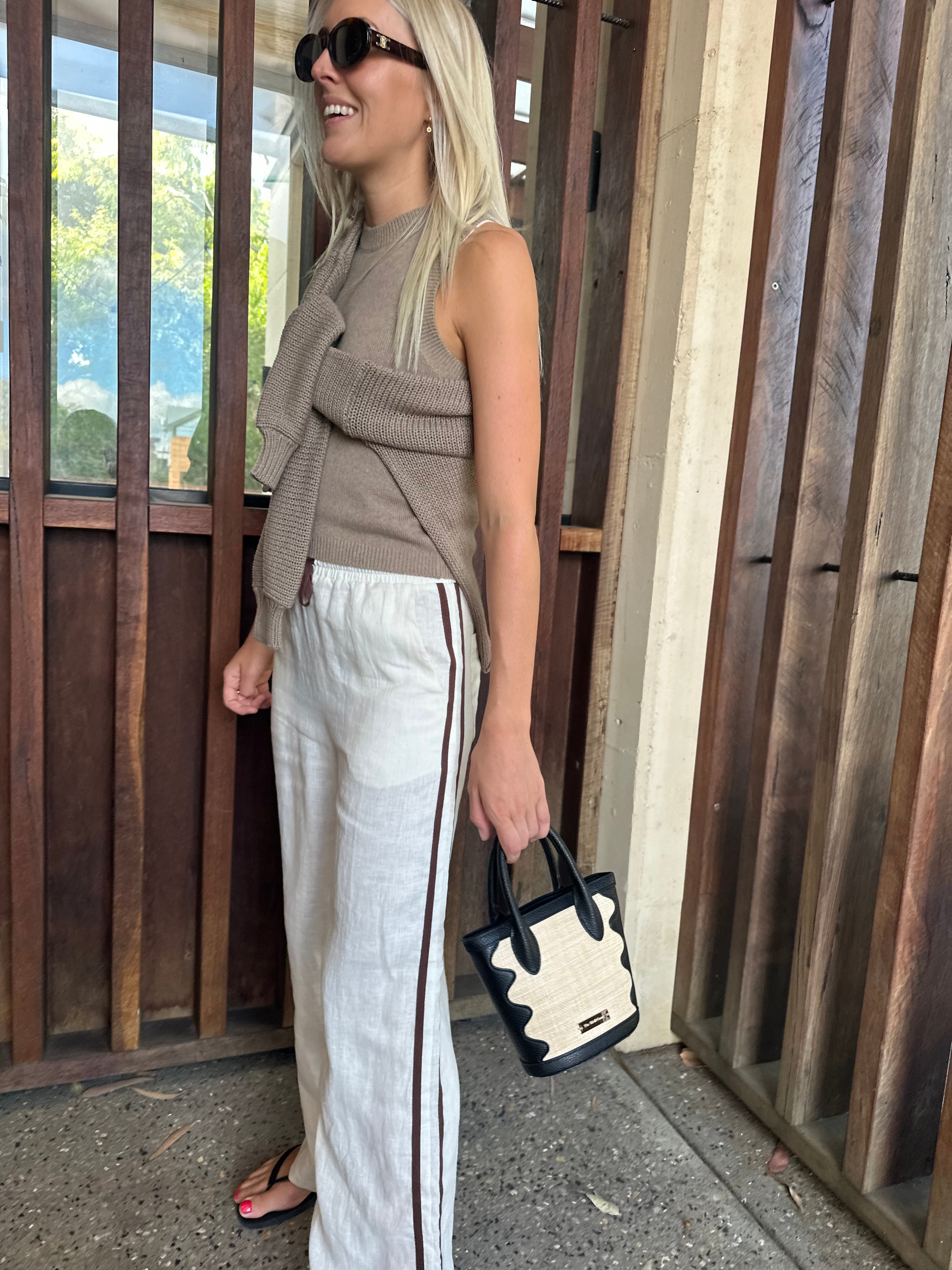 Relax Pant ~ Cream linen