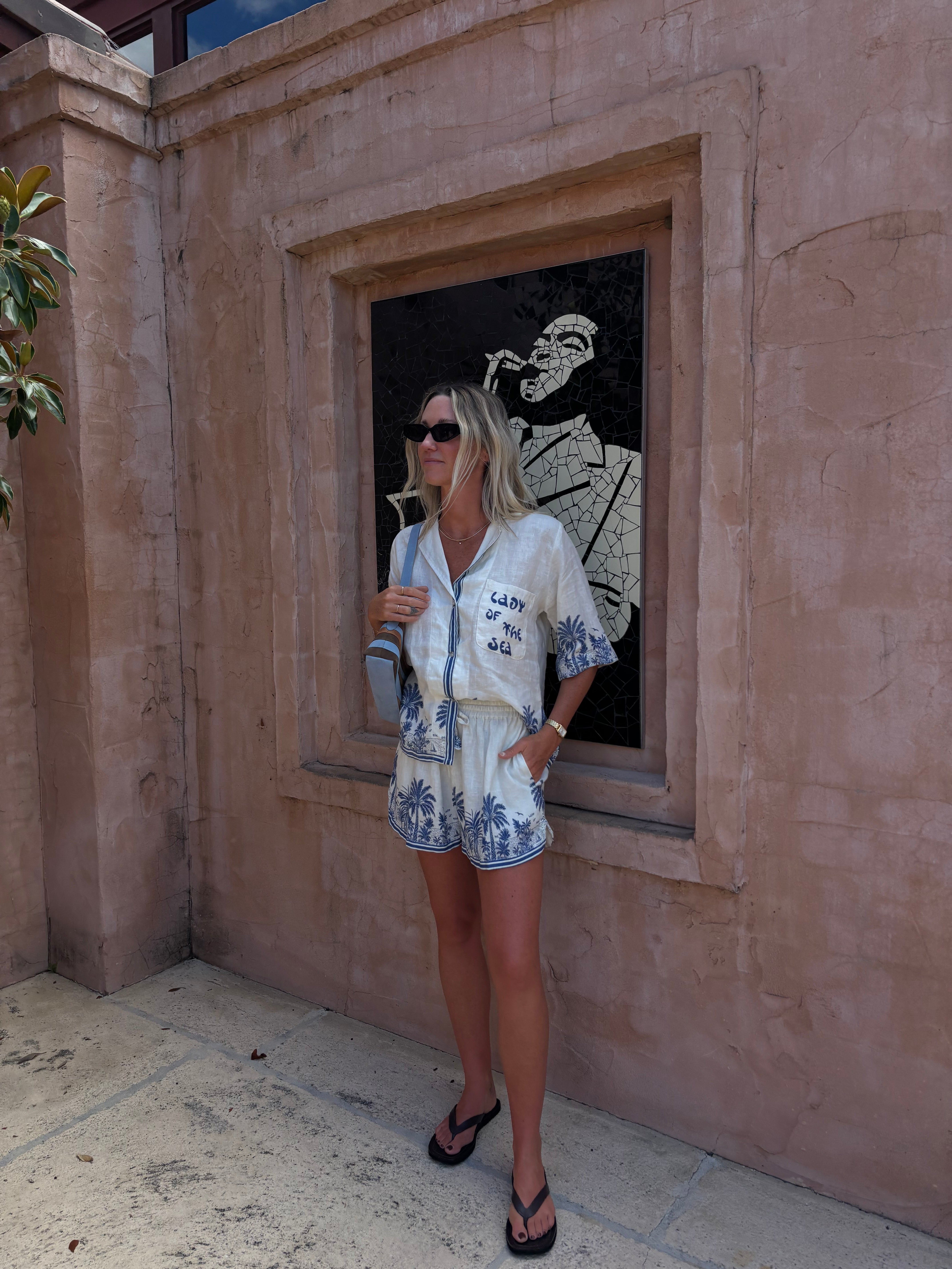 Lady Of The Sea Shirt ~ Blue