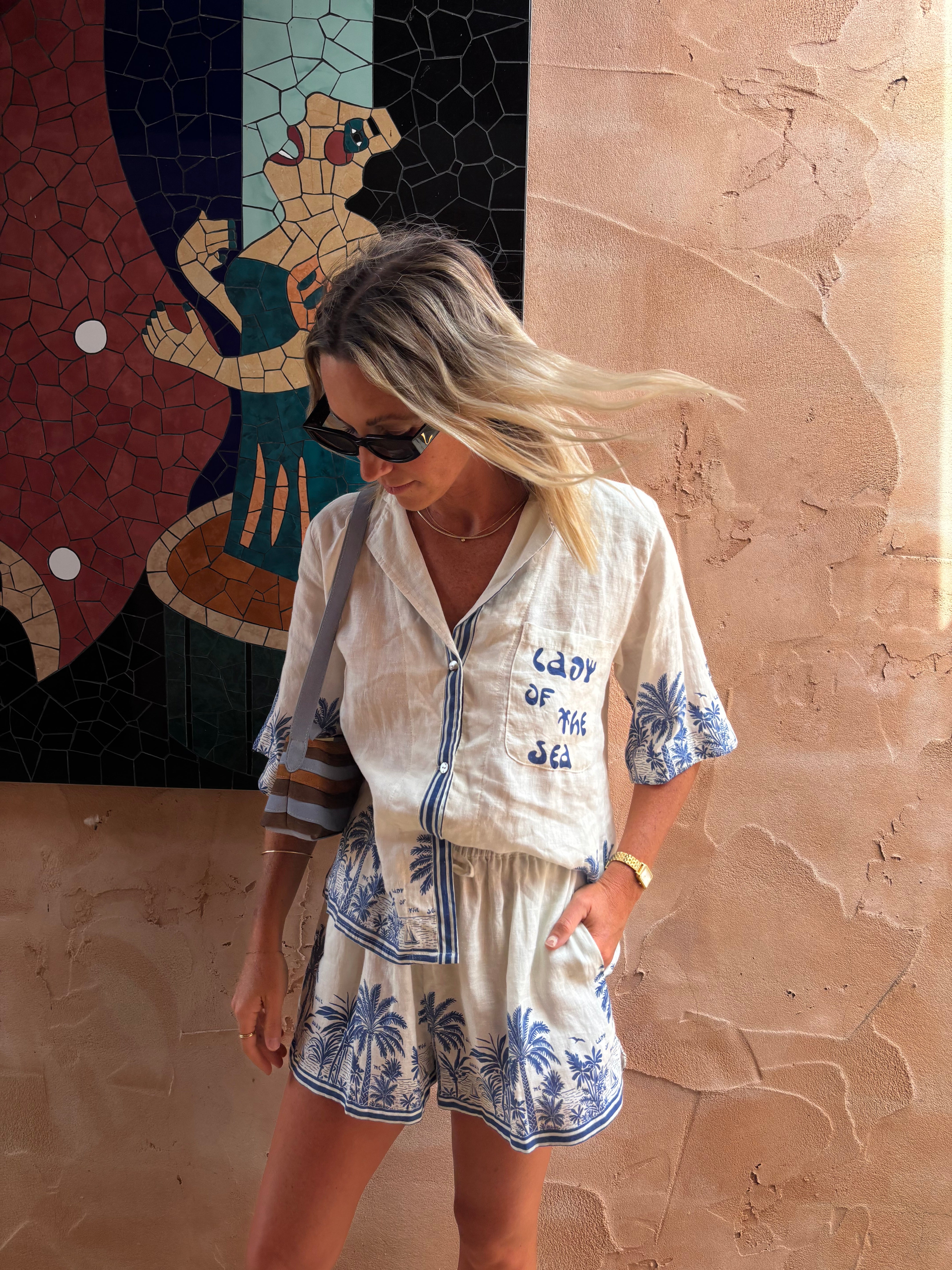 Lady Of The Sea Shirt ~ Blue