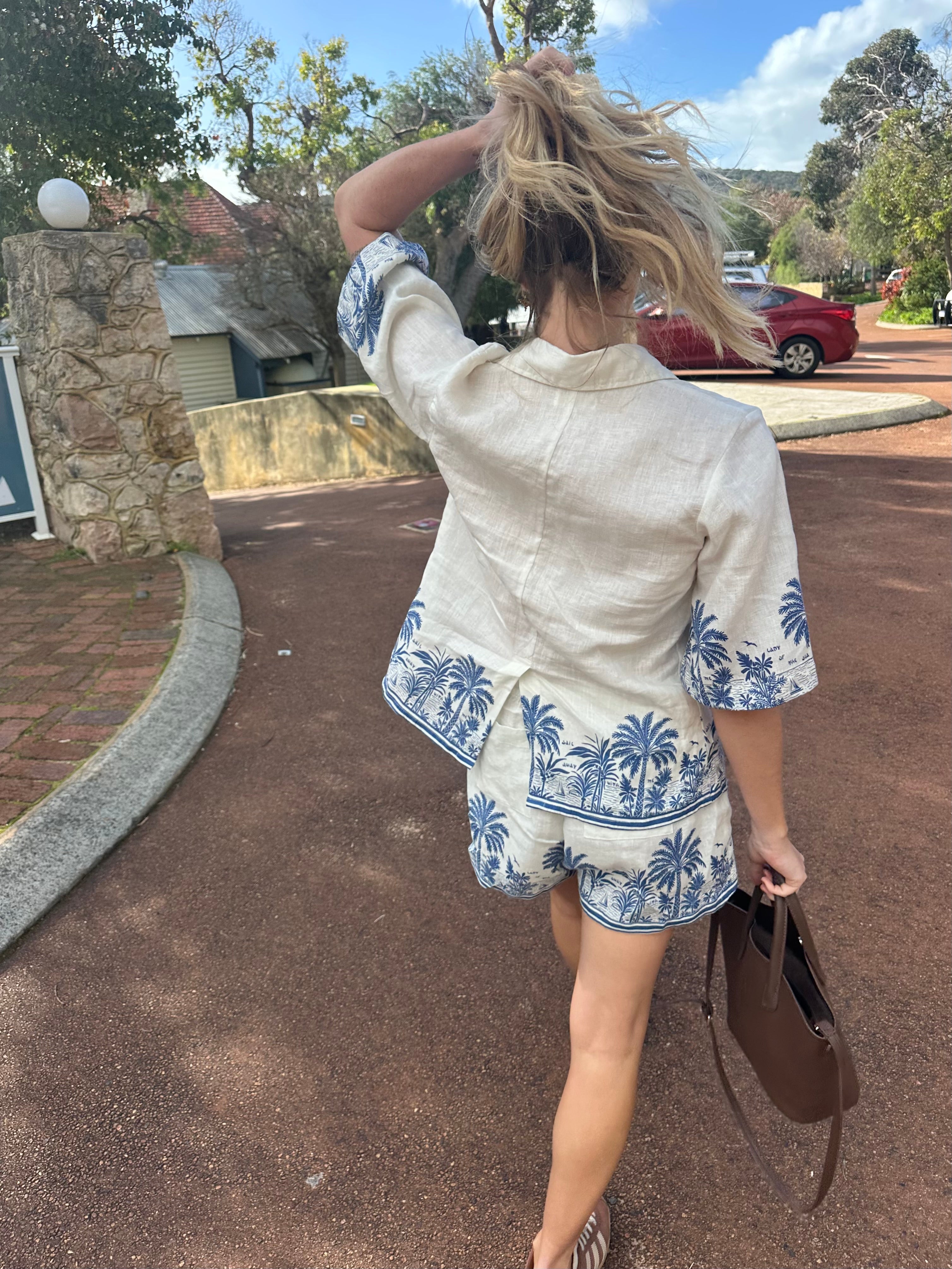 Lady Of The Sea Shirt ~ Blue