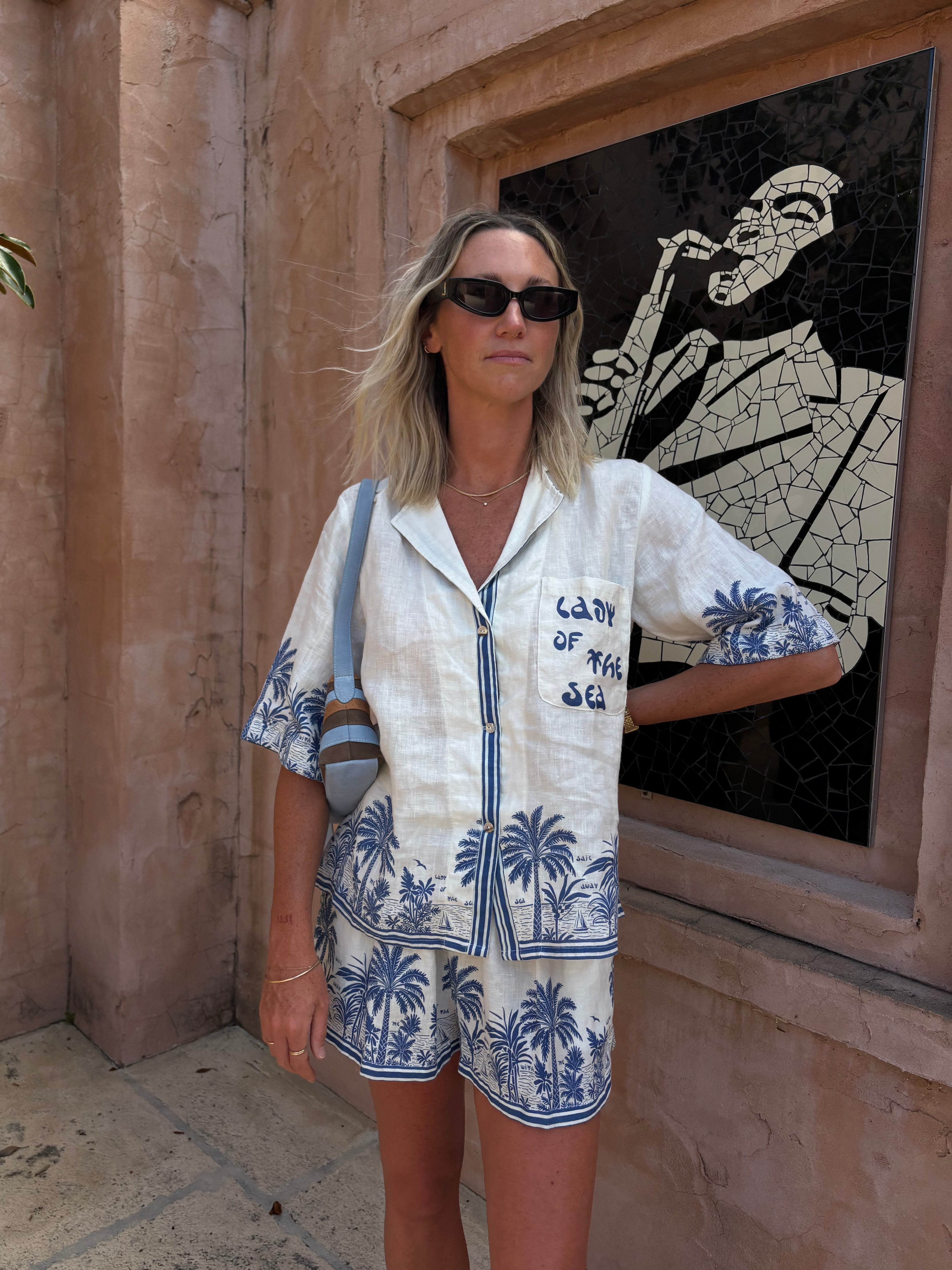 Lady Of The Sea Shirt ~ Blue