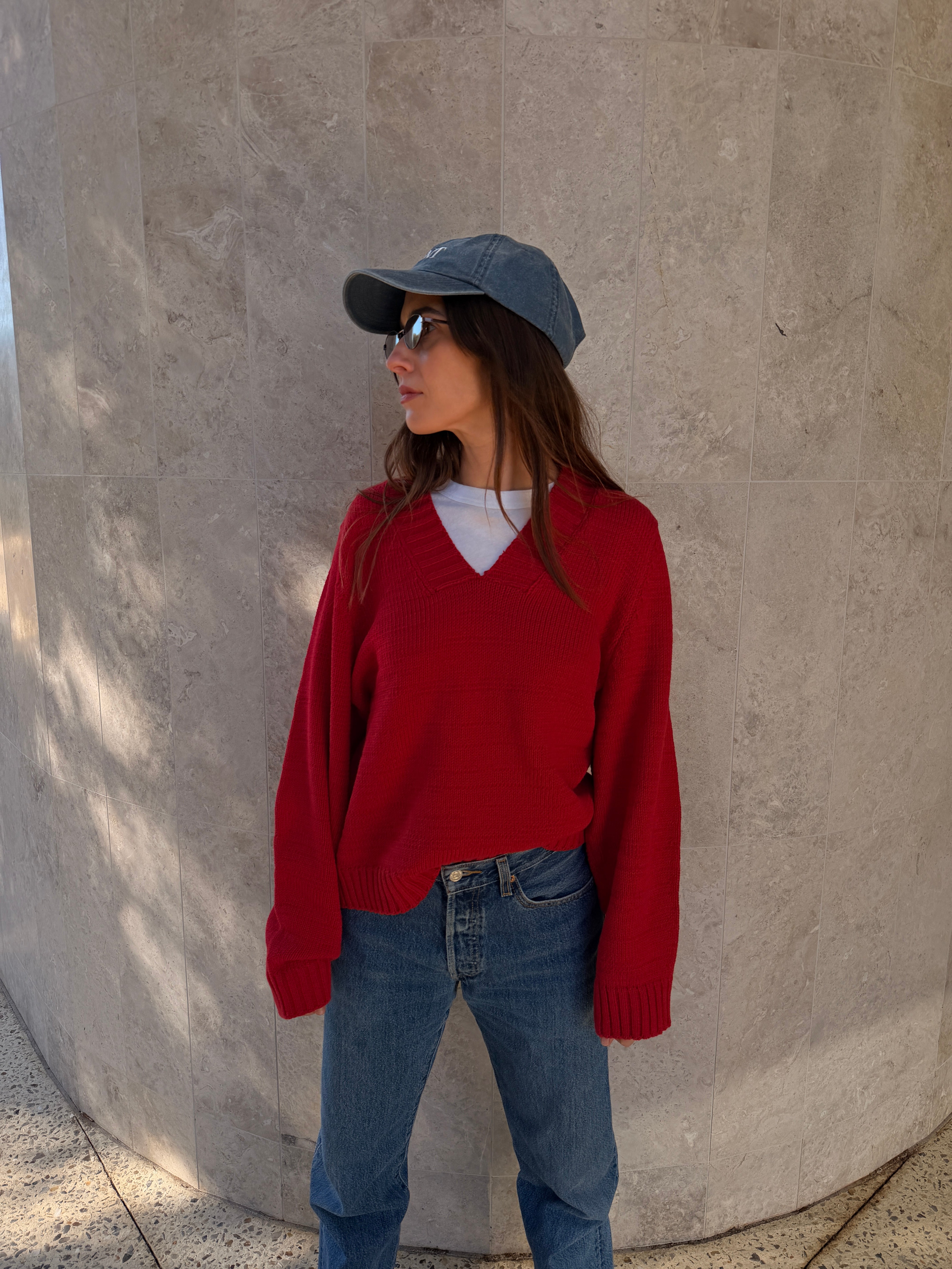 Valley Sweater - Red