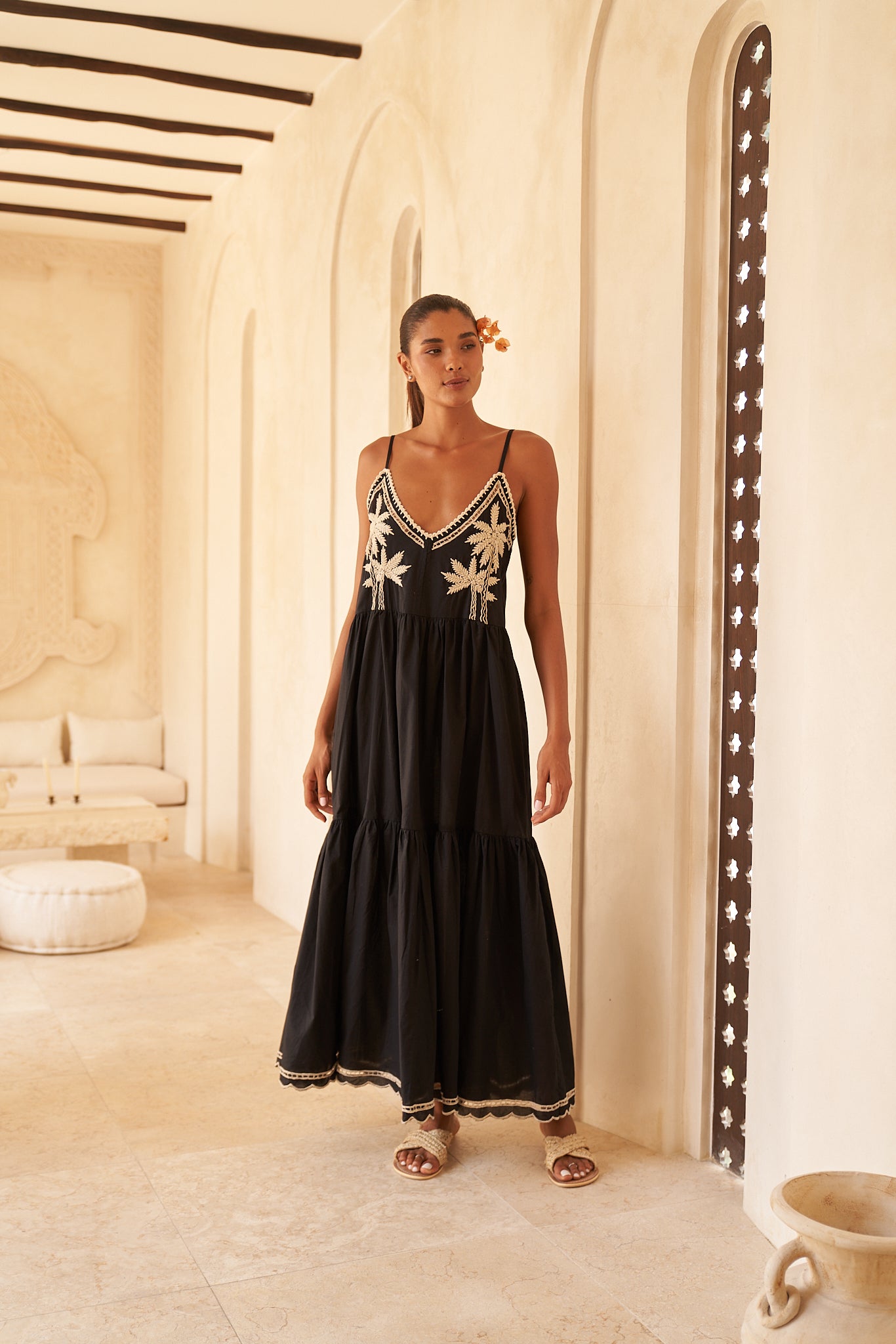 Palm Maxi~ Black