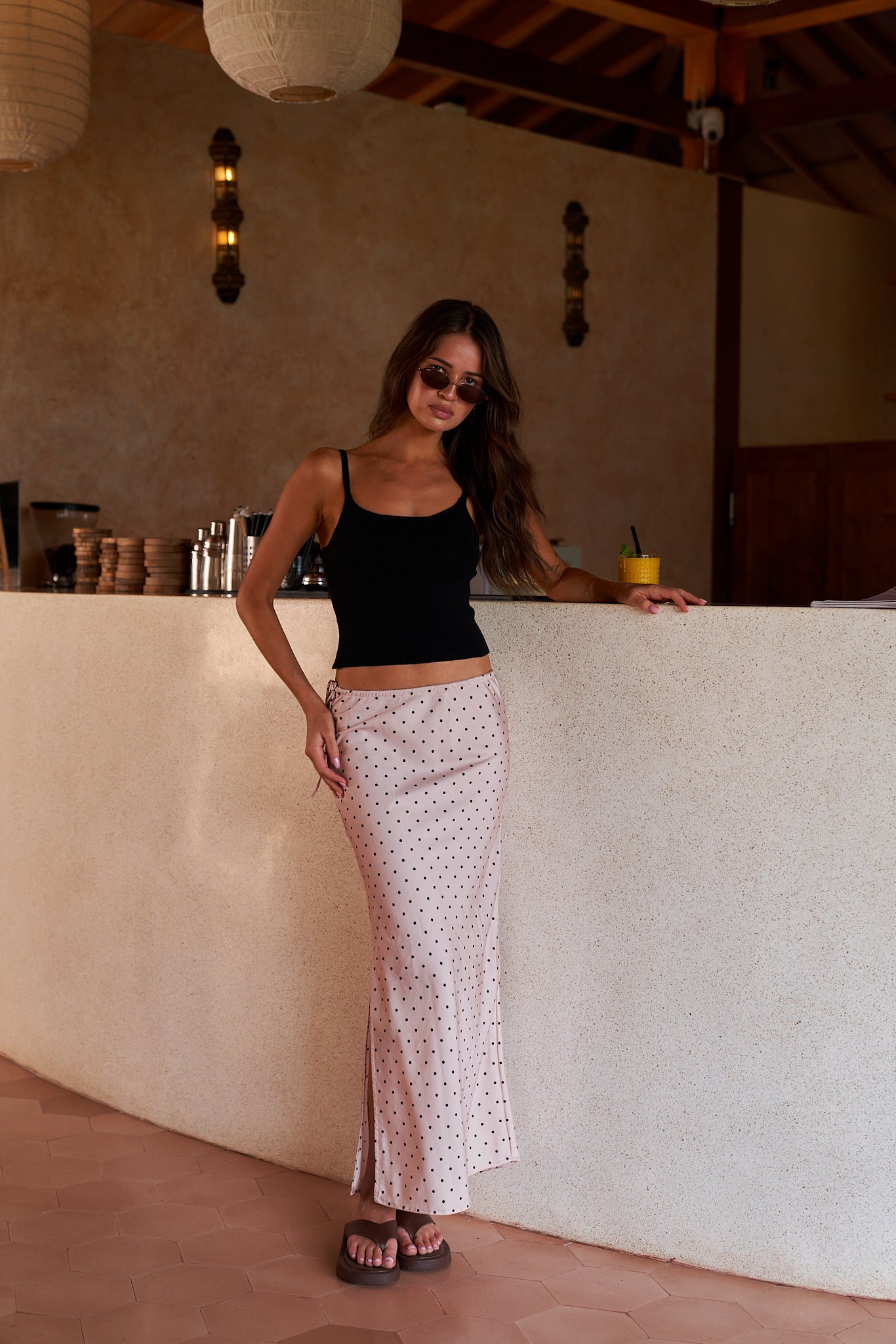 Slip Skirt ~ Polkadot