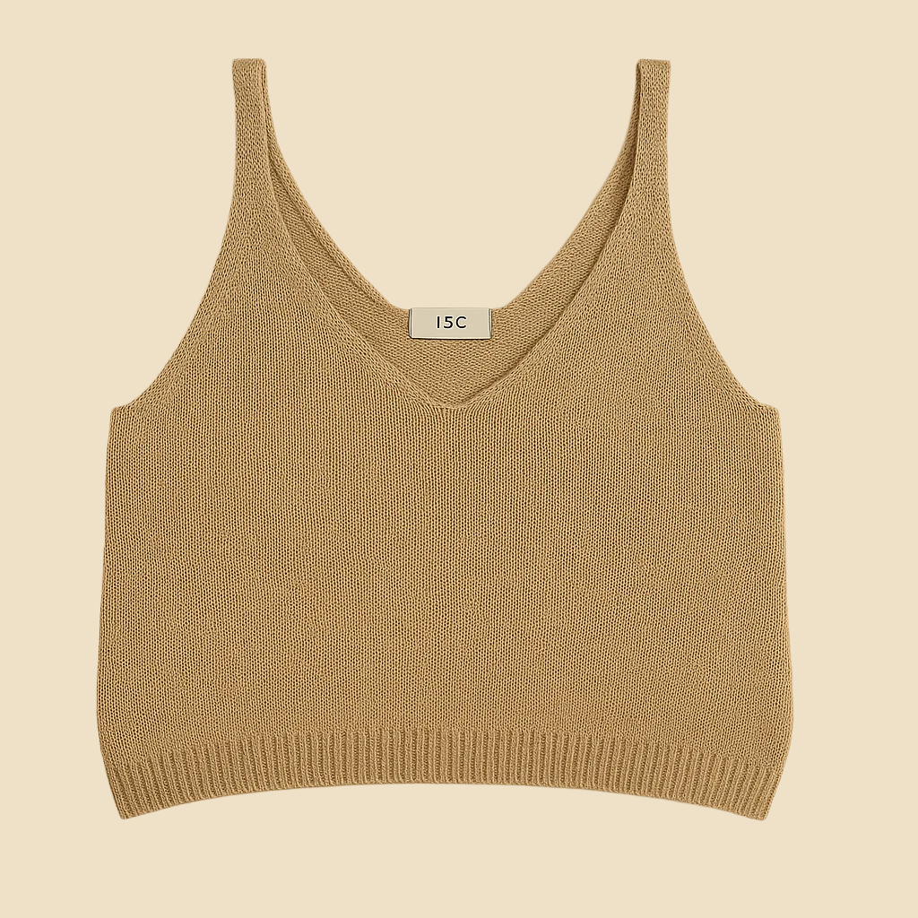 Robby Knit Tank - Sand Cotton