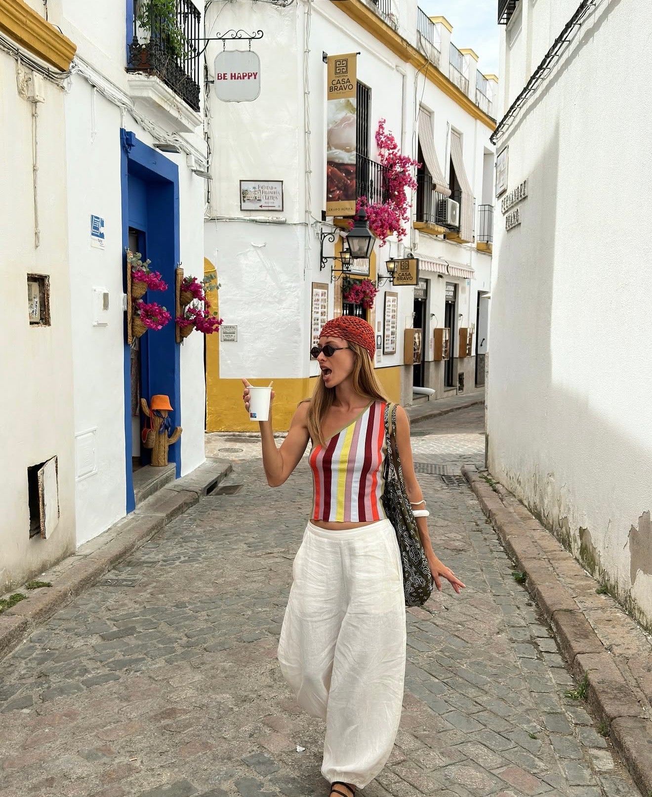 Palma Linen Pant - Vanilla