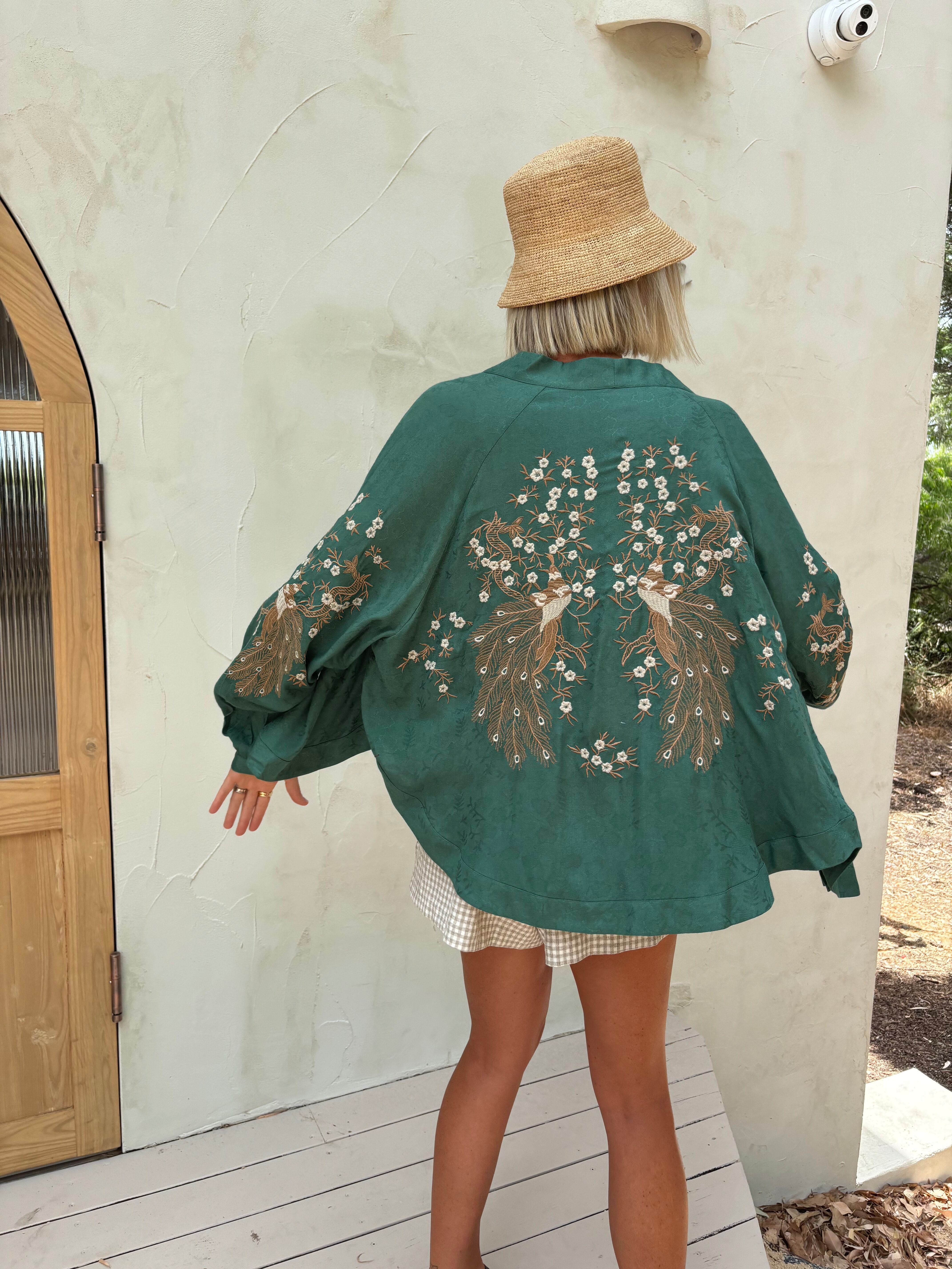 Lyrebird Cape ~ Green