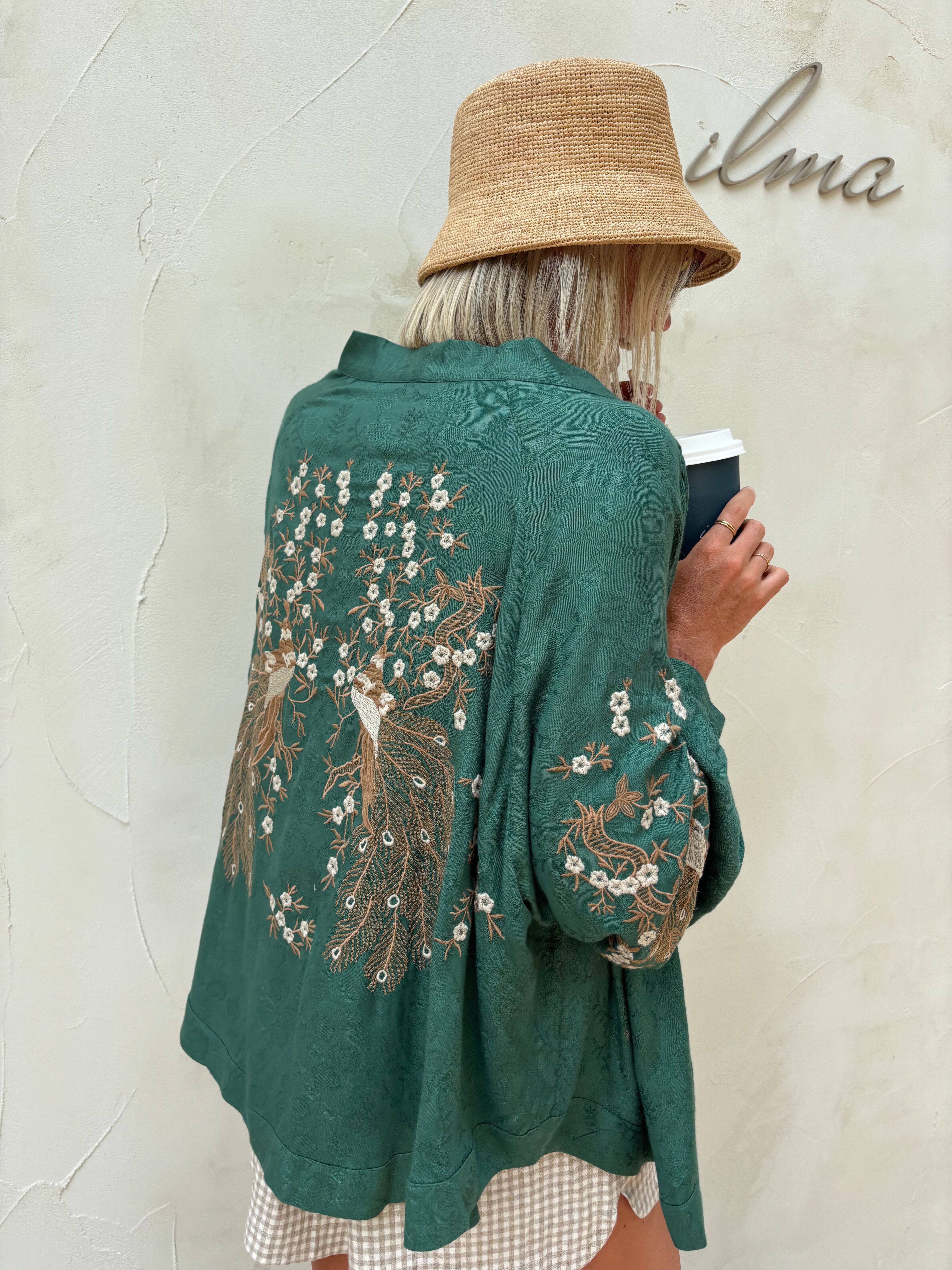 Lyrebird Cape ~ Green