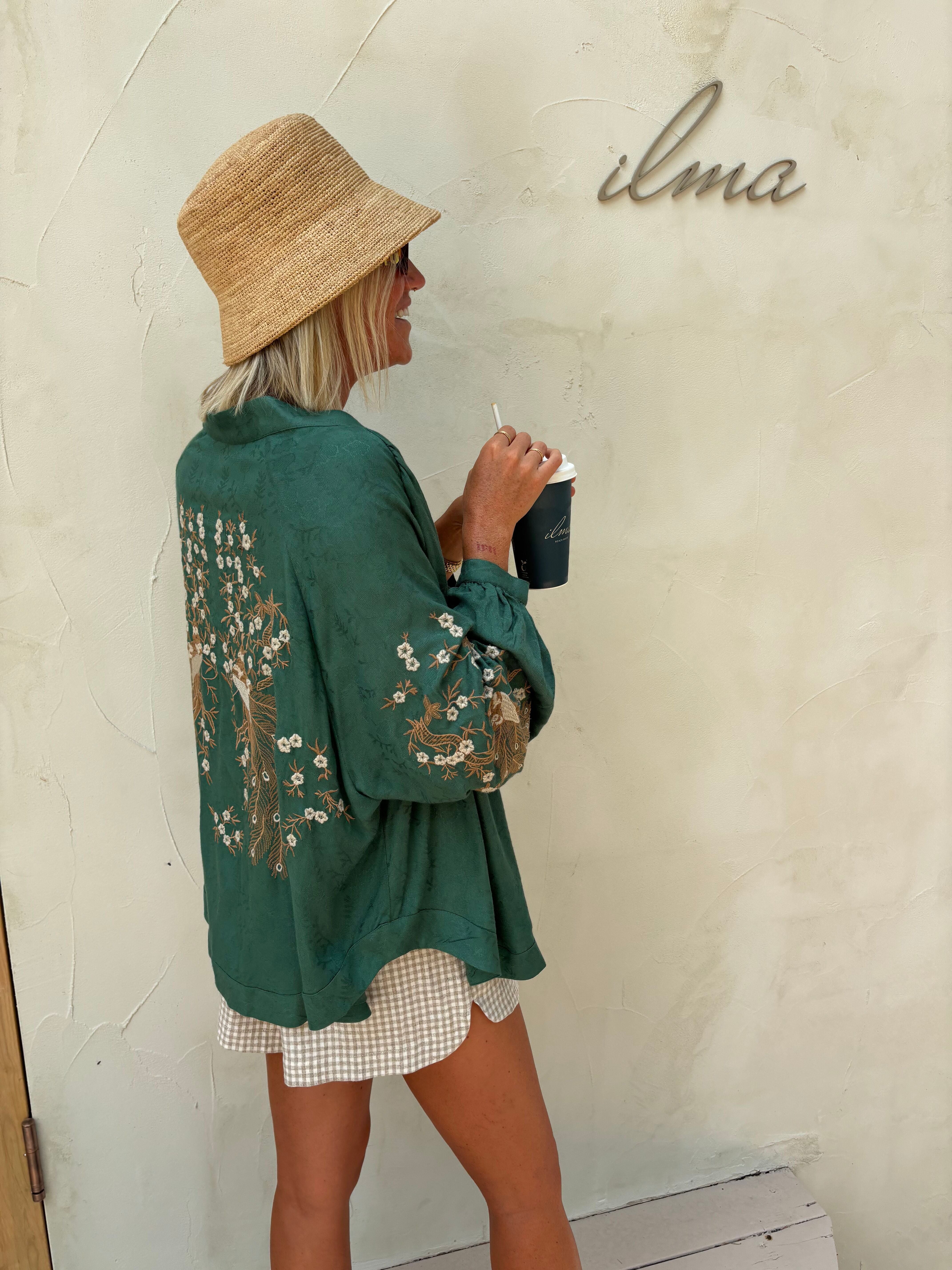 Lyrebird Cape ~ Green